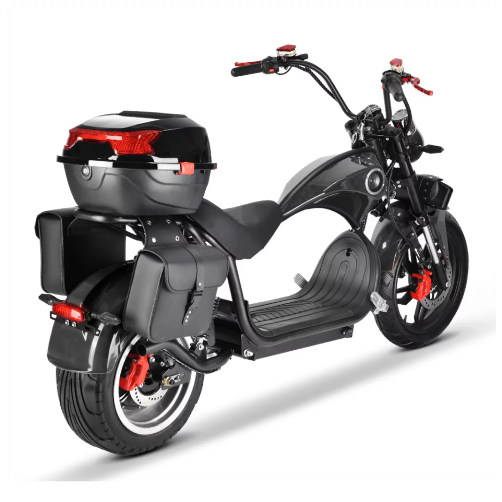 Купить электроскутер CityCoco Harley Chopper 3000W 60V 30Ah Чёрный в ...