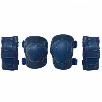 Набор защиты Tech Team Safety line 100, цвет темно-синий (размер L)